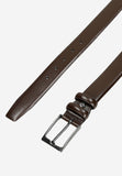Wojas Dark Brown Classic Leather Belt | 9310952