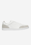 Wojas White and Gray Leather Sneakers | 1021750