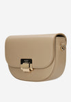 Wojas Beige Leather Crossbody Bag | 8031354