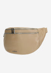 Wojas Beige Leather Waist Bag | 8029854