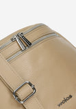 Wojas Beige Leather Waist Bag | 8029854