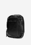 Wojas Small Black Leather Messenger Bag | 8003451