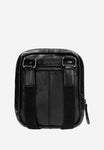 Wojas Small Black Leather Messenger Bag | 8003451