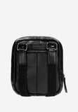 Wojas Small Black Leather Messenger Bag | 8003451