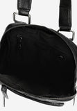 Wojas Small Black Leather Messenger Bag | 8003451
