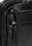 Wojas Small Black Leather Messenger Bag | 8003451