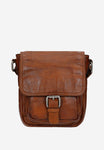 Wojas Light Brown Leather Messenger Bag | 8004553