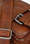 Wojas Light Brown Leather Messenger Bag | 8004553
