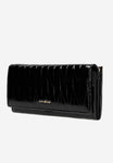 Wojas Large Black Patent Leather Wallet | 9108731