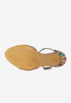 Wojas Multicolor Leather High Heels Sandals | 7618250
