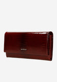 Wojas Red Embossed Leather Wallet | 9105835