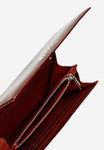 Wojas Red Embossed Leather Wallet | 9105835