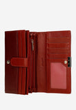 Wojas Red Leather Wallet with Golden Detail | 9108855