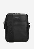 Wojas Small Black Leather Messenger Bag | 8004451