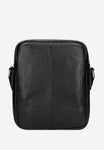 Wojas Small Black Leather Messenger Bag | 8004451
