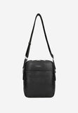 Wojas Small Black Leather Messenger Bag | 8004451