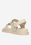Wojas Beige Leather Sandals | 7616754