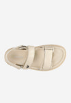 Wojas Beige Leather Sandals | 7616754
