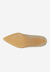 Wojas Beige Velour Leather High Heels | 3504164