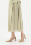 Wojas Beige Velour Leather High Heels | 3504164