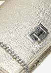 Wojas Golden Leather Crossbody Bag | 8029558