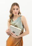 Wojas Golden Leather Crossbody Bag | 8029558