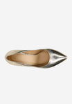 Wojas Golden Leather High Heels | 3503958