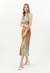 Wojas Golden Leather High Heels | 3503958