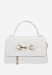 Wojas White Leather Crossbody Bag | 8020750