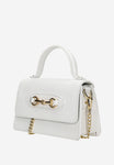 Wojas White Leather Crossbody Bag | 8020750