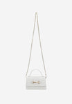 Wojas White Leather Crossbody Bag | 8020750