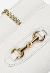 Wojas White Leather Crossbody Bag | 8020750