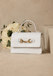 Wojas White Leather Crossbody Bag | 8020750
