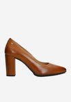 Wojas Brown Leather High Heels | 3507252