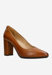 Wojas Brown Leather High Heels | 3507252
