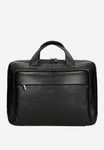 Wojas Large Black Leather Messenger Bag | 8005851