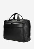 Wojas Large Black Leather Messenger Bag | 8005851