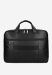 Wojas Large Black Leather Messenger Bag | 8005851