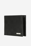 Wojas Black Leather Wallet with Decorative Pattern | 9109051