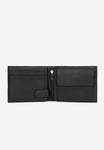 Wojas Black Leather Wallet with Decorative Pattern | 9109051