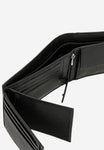 Wojas Black Leather Wallet with Decorative Pattern | 9109051