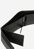 Wojas Black Leather Wallet with Decorative Pattern | 9109051