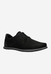 Wojas Black Leather Sneakers | 1002771