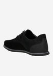 Wojas Black Leather Sneakers | 1002771
