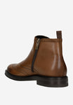 Wojas Brown Leather Ankle Boots | 2004552