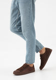 Wojas Dark Brown Combined Leather Sneakers | 1022772