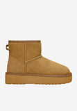 Wojas RELAKS Women's Light Brown Leather Insulated Snow Boots with Merino Wool | R5513263