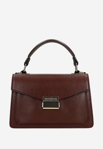 Wojas Burgundy Leather Crossbody Bag | 8040255
