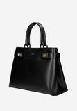 Wojas Black Leather Tote Bag with Two Straps | 8040351