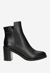 Wojas Black Leather Ankle Boots | 55258-51